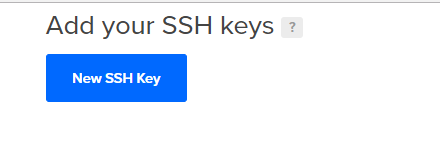 选择是否创建 ssh keys